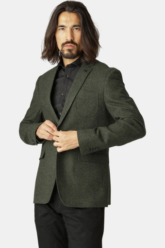 Santos Wool Blazer Army Mix