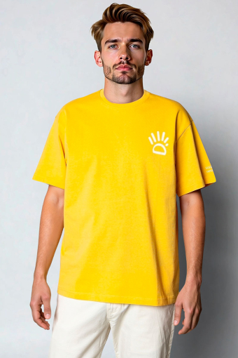 Michael organic T-shirt Warm Yellow