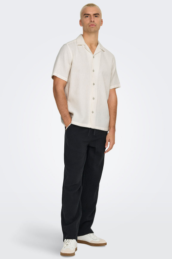 Bertil Waffle SS Resort Shirt Cloud Dancer