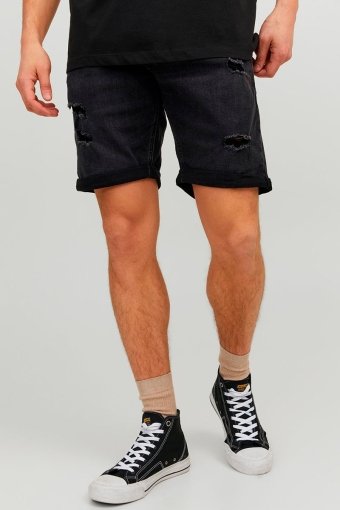 Rick Regular Fit Shorts Trash Black Denim