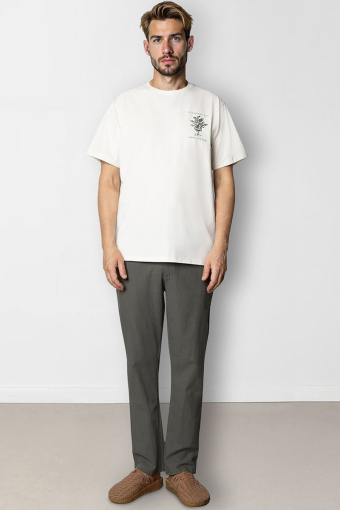 Doug organic T-shirt SS Ecru
