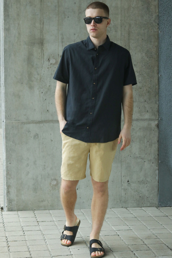 Aurelius Elsticated Linen Shorts Curds & Whey
