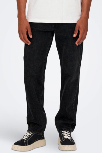 Edge Straight Fit 6985 Black Denim