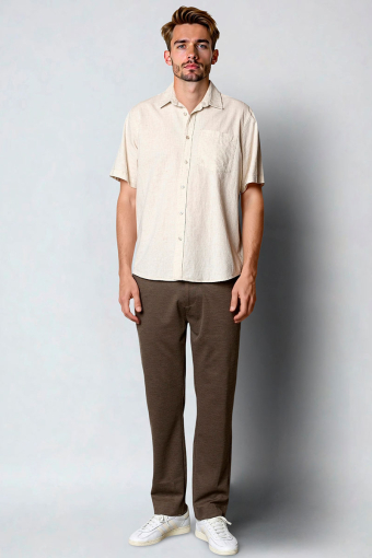 Luca shirt SS Light beige