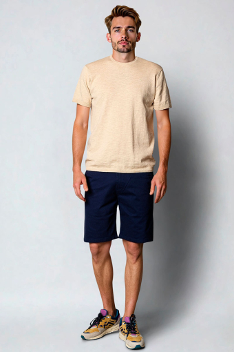 Milano twill shorts Navy