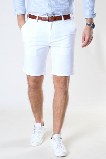 Milano Drake Stretch Shorts White