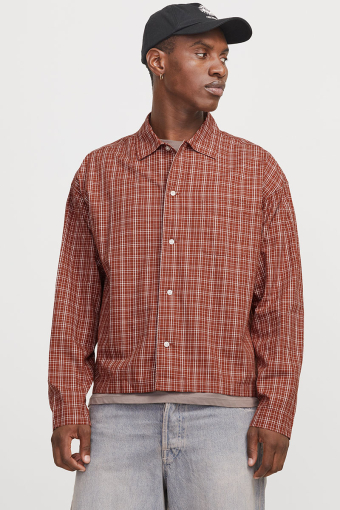 Austin Loose Fit Check Shirt Arabian Spice
