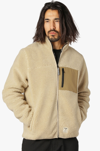 Hugh Fleece Jacket Off White