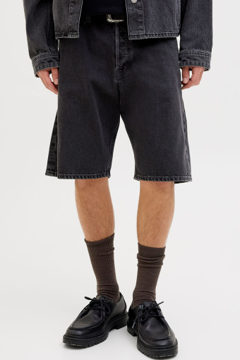 Alex Baggy Fit Shorts 499 Black Denim