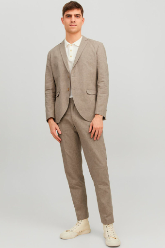 Riviera Linen Blazer Beige