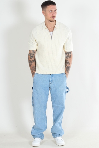 Eddie Carpenter Loose Fit Blue Denim