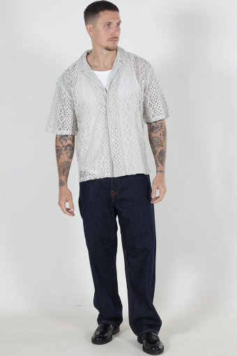 Novak Relax Resort SS Lace Shirt Moonstruck