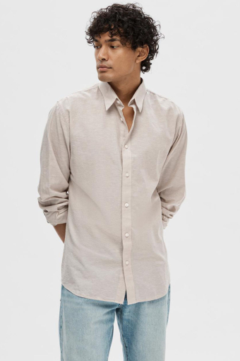 Slim Sun Linen Shirt LS Pure Cashmere