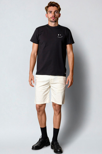 Milano twill shorts Ecru