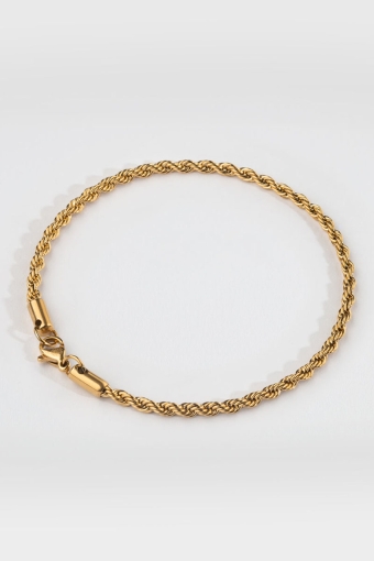 Rope Armbånd Guld ton