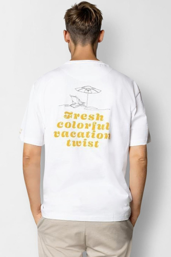 Fred organic T-shirt SS White