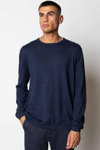 Claude crewneck knit Navy Melange