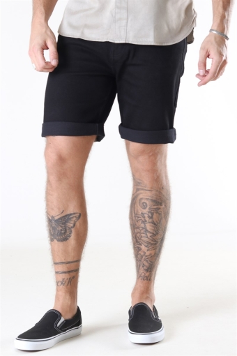 Mr Orange Denim Shorts Black