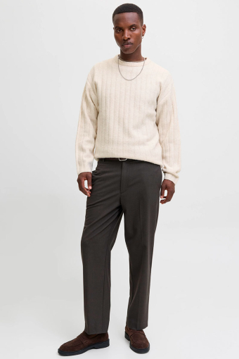 Bradley Carter Knit Crew Neck Moonbeam