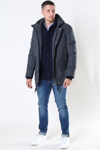 Anders Parka Jacka Charcoal Mix