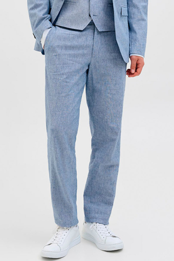 Riviera Linen Trouser Nautical Blue