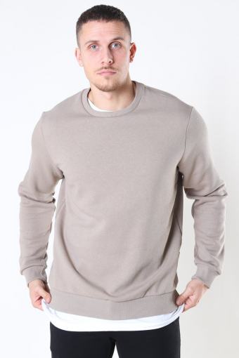Only And Sons Ceres Life Crew Neck Chinchilla