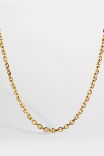 Cable Halskæde  Guld ton
