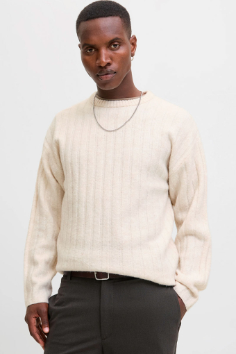 Bradley Carter Knit Crew Neck Moonbeam
