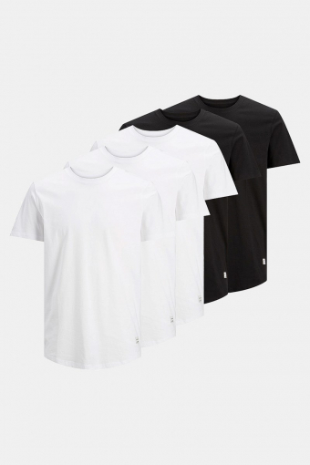 Enoa 5-Pack T-shirt Black/3White