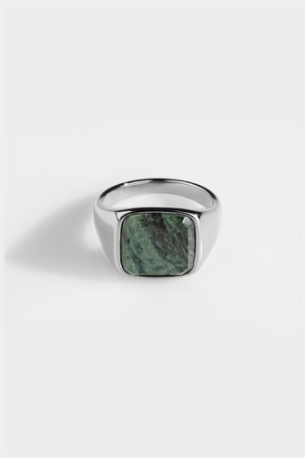 Ringa Verde Signature Green Marble Silver