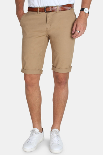 Jonas Stretch Shorts Stone Khaki