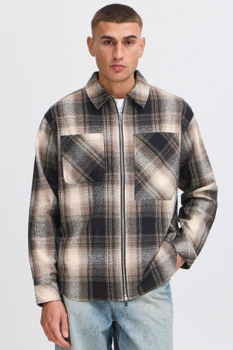 Rikki Woven LS Shirt Slate Black