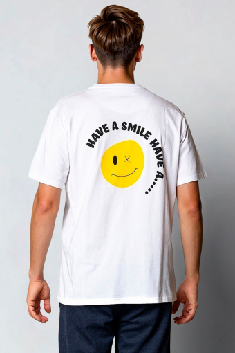 Smile T-shirt White