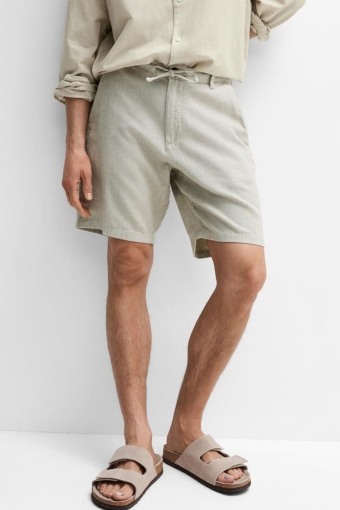 Regular Brody Linen Shorts Vetiver