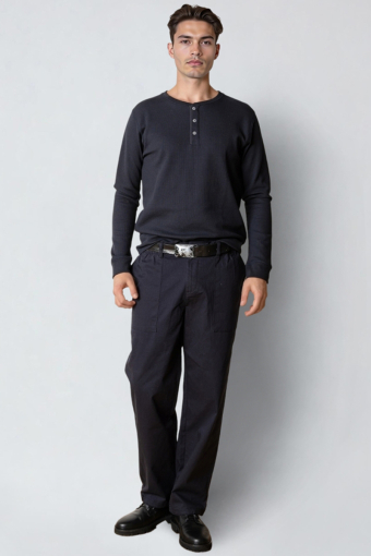 Cal L/S grandad Dark Navy
