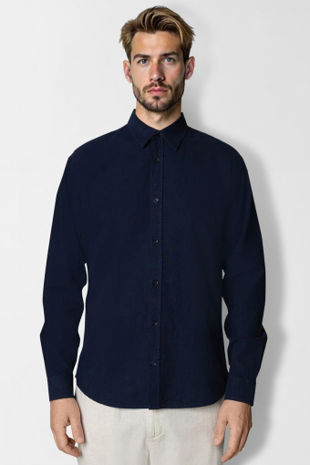 Luca shirt LS Navy