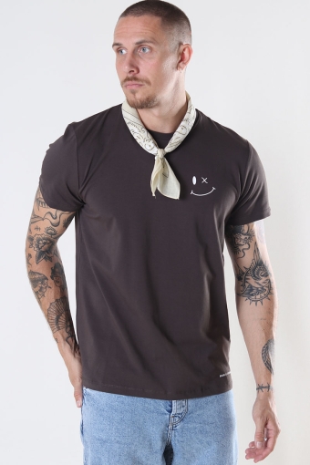 Patrick Organic Tee Dark Brown