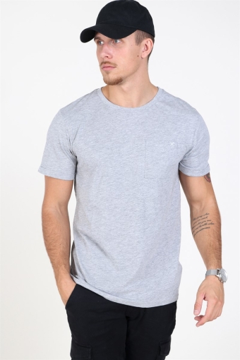 Kolding Organic Tee S/S Light Grey Melange