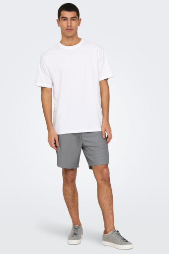 Tel Regular Plizze Shorts Limestone