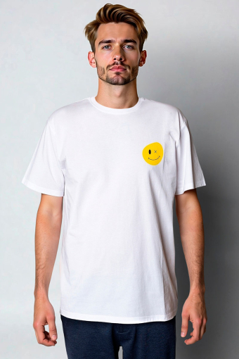 Smile T-shirt White