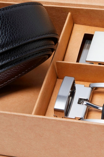 Jeff Changeable Buckle BoxGiftbox Black