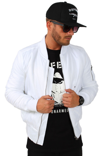 Bomber Jacka White