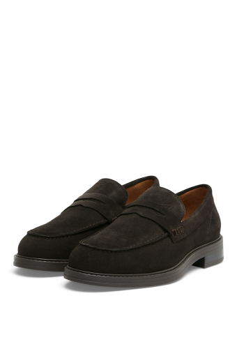 Blake Suede Penny Loafer Demitasse