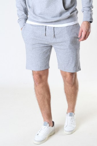 Basic Organic Shorts Light Grey Mel