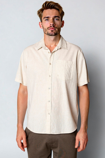 Luca shirt SS Light beige