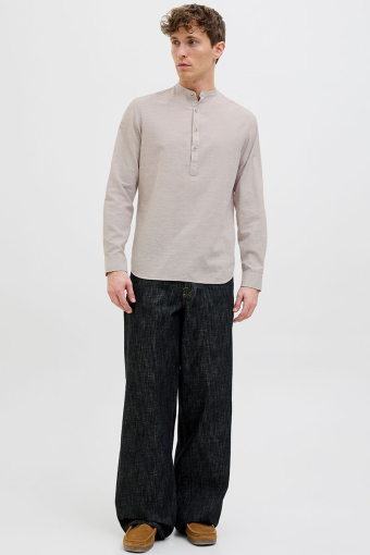 Summer Half Placket Shirt Ls Crockery