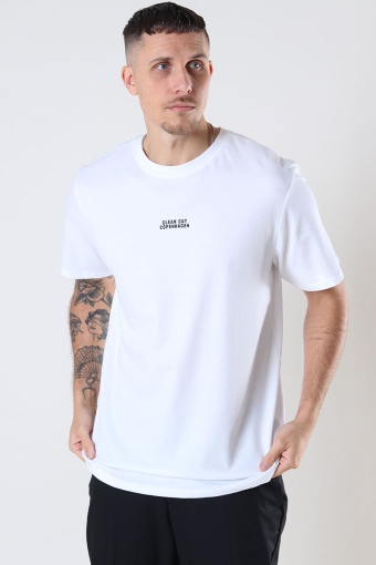 Cohen Brushed Tee SS White