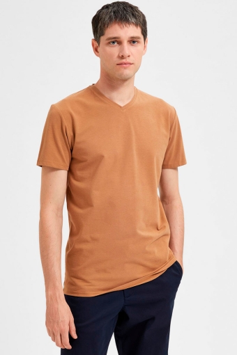 Hael SS N-neck Tee Toasted Coconut