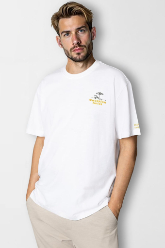 Fred organic T-shirt SS White
