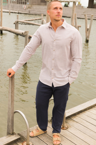 Brody Linen Pants Black